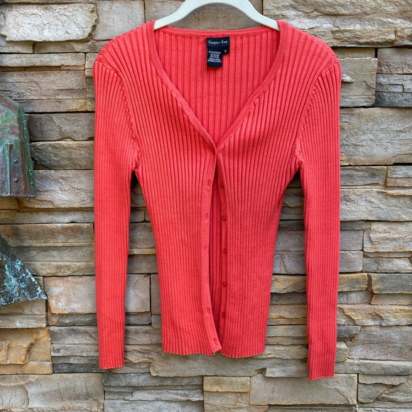 Cute Coral Cardigan - Picture 4 of 4